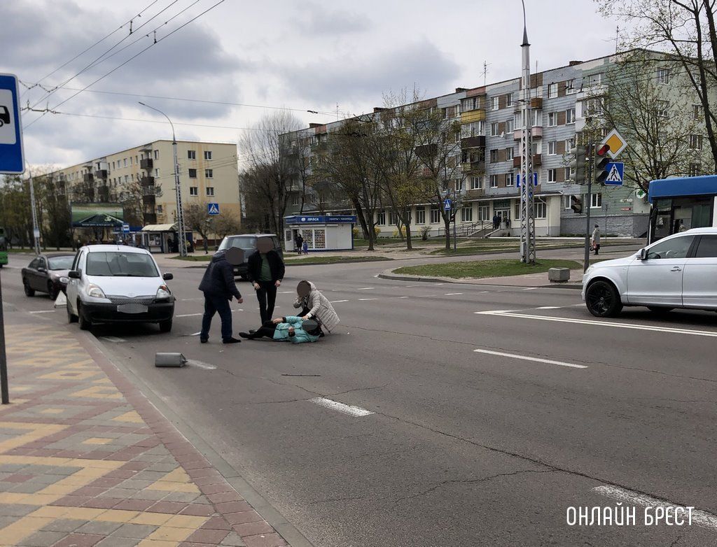 В Бресте на Я.Купалы водитель сбил женщину. Стали известны подробности