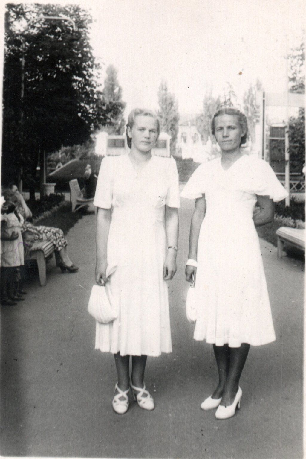 Брест, парк. Август 1953-го года