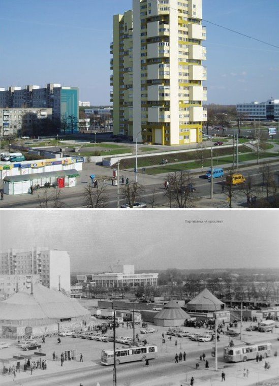 Брест, Партизанский проспект, 80-е и 2000-е гг.