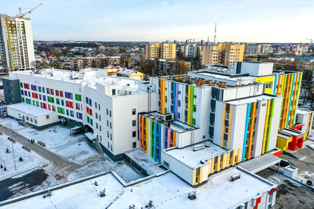 Новый корпус детской областной больницы в Бресте