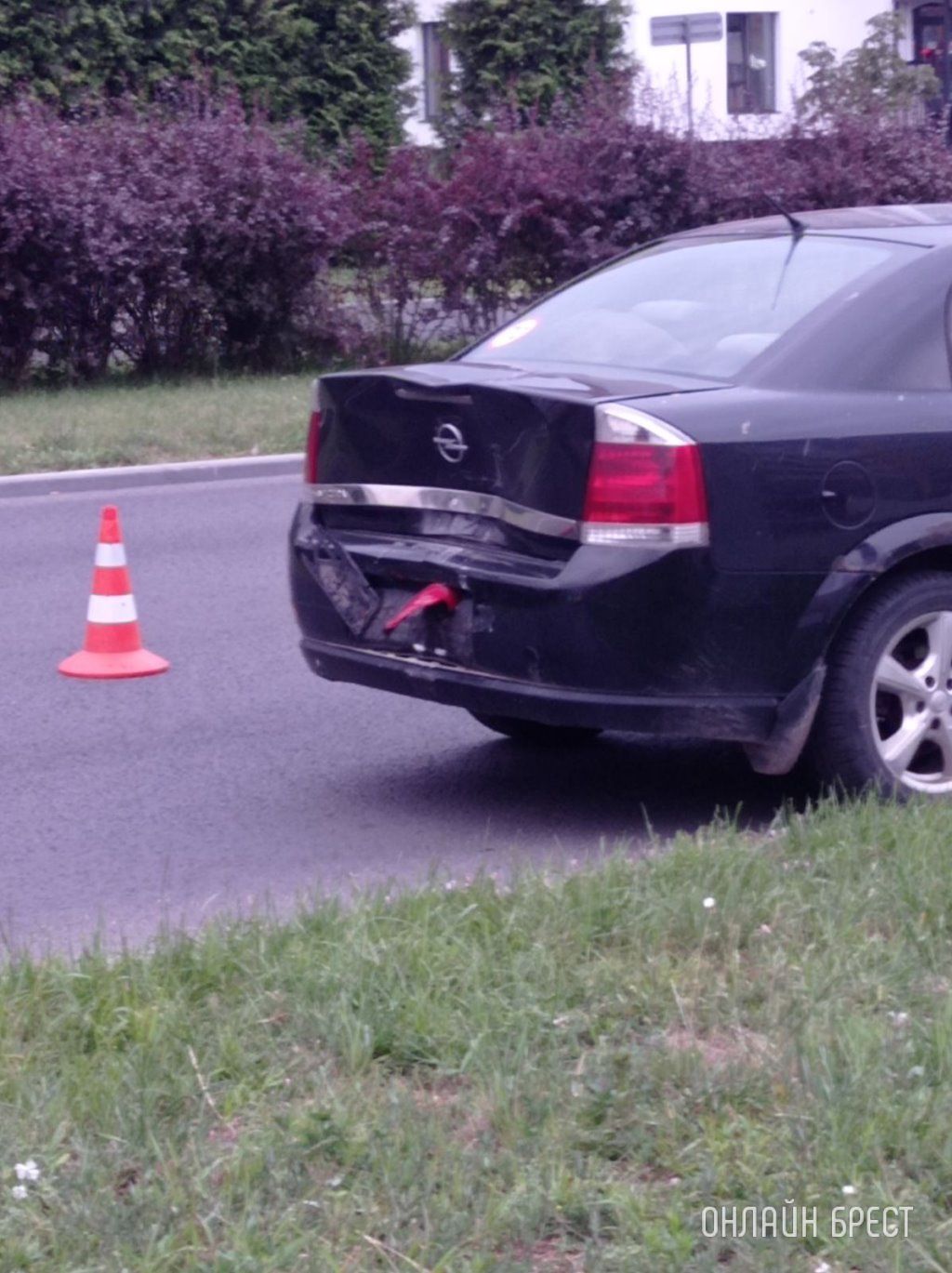 Очевидец: Сегодня в Пинске произошло ДТП с участием мотоциклиста