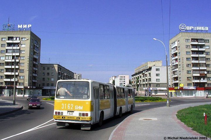 Автобусы «Икарус» на улицах Бреста (Подборка №3)