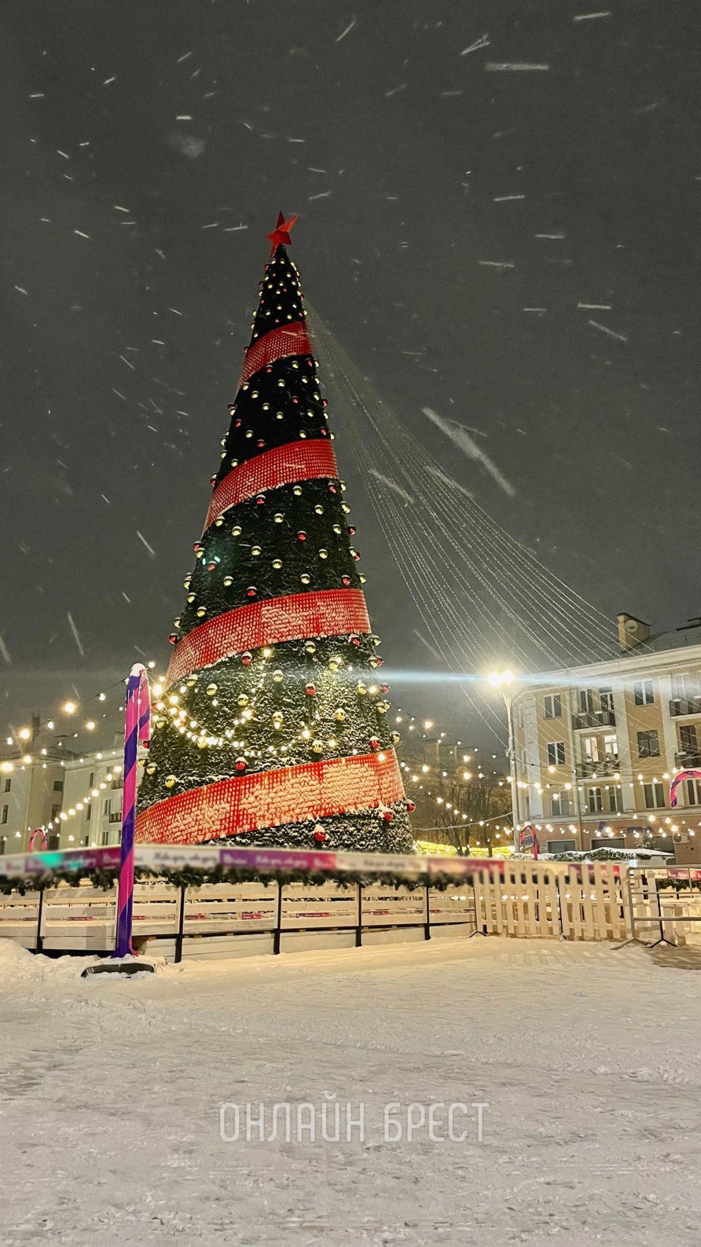 Когда зажгут главную ёлку Бреста