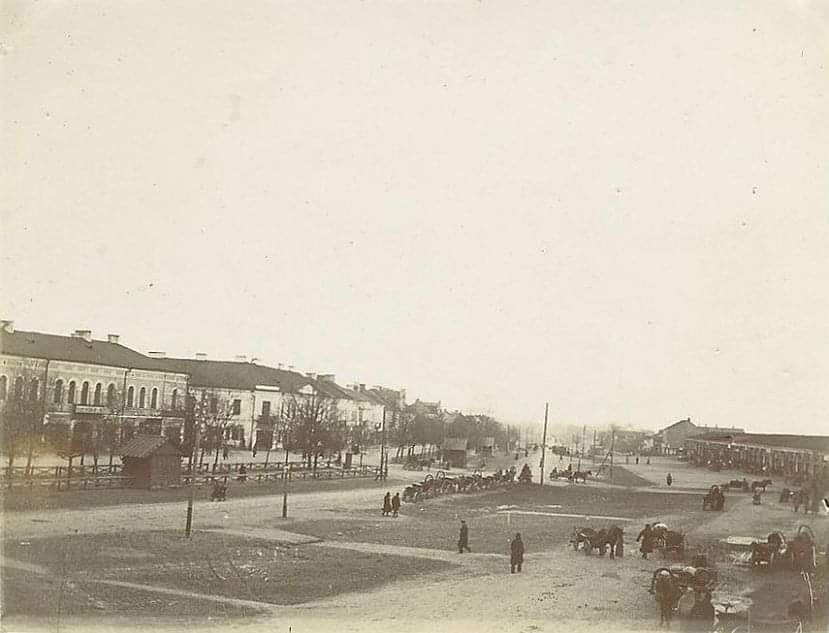 Брест-Литовск, улица Шоссейная (сегодня проспект Машерова),1900 год.