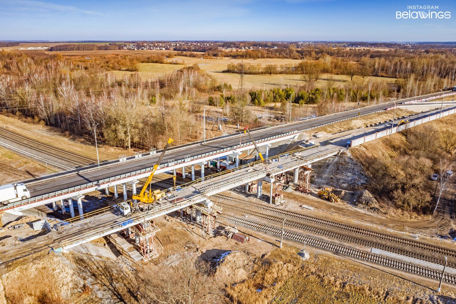 Читатель: Реконструкция моста на М1 возле д. Клейники под Брестом