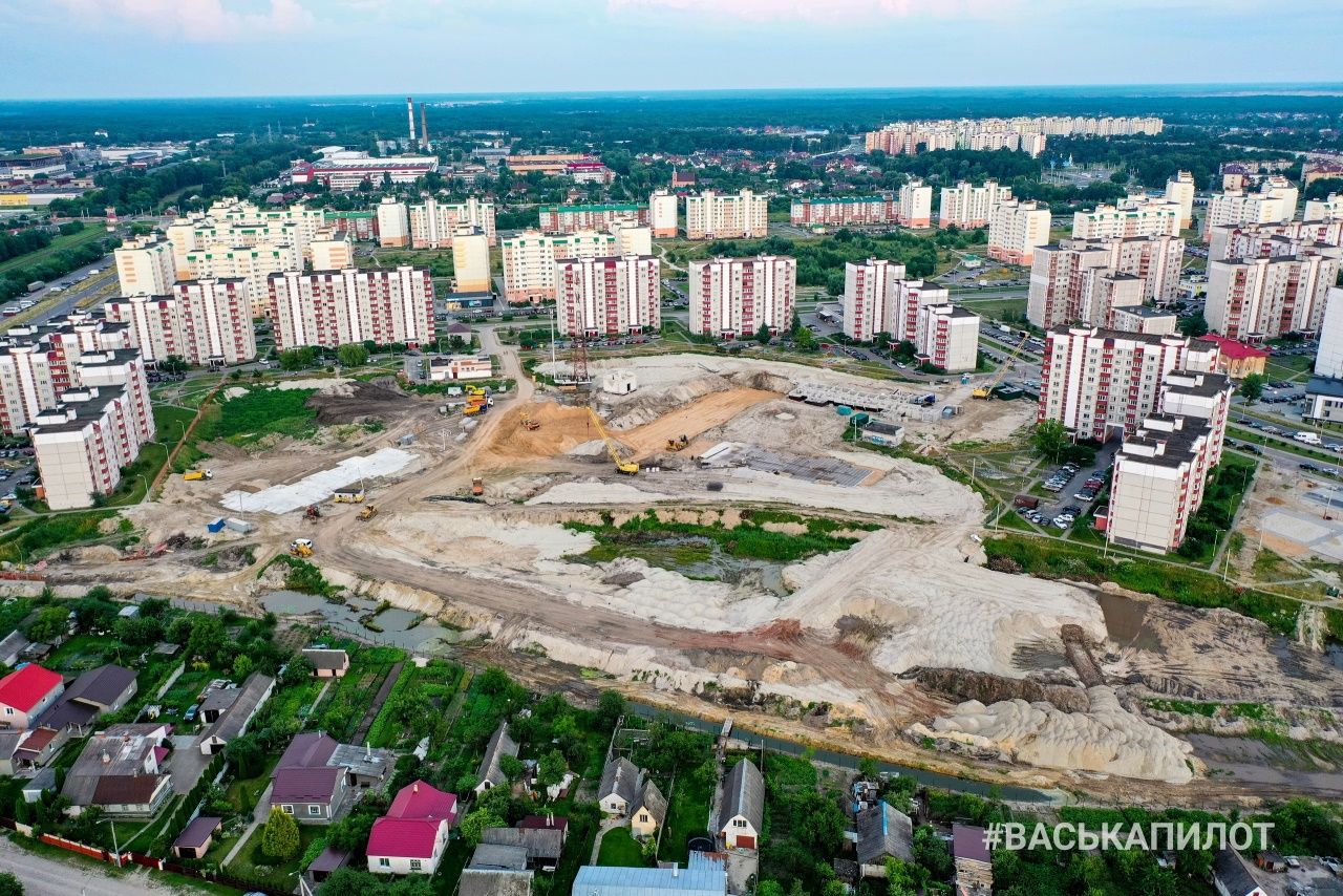 Лето 2021. Стройки Бреста с высоты