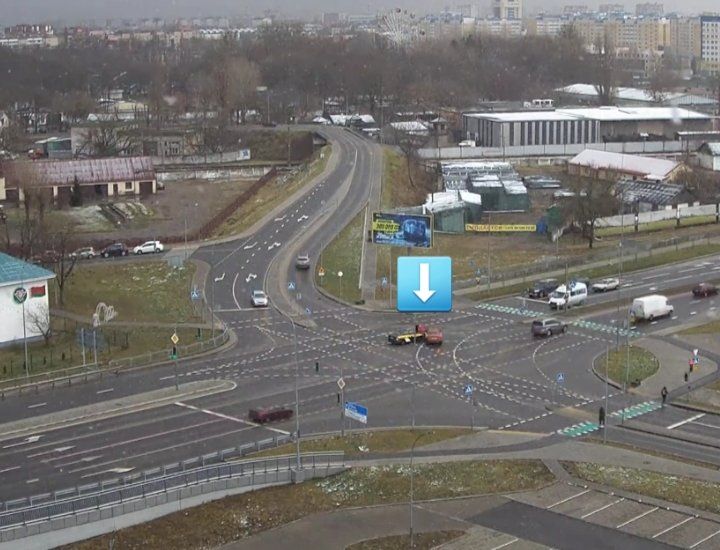 Очевидец: ДТП с участием 2-х такси на перекрёстке Зубачёва / ГОБК (Брест)