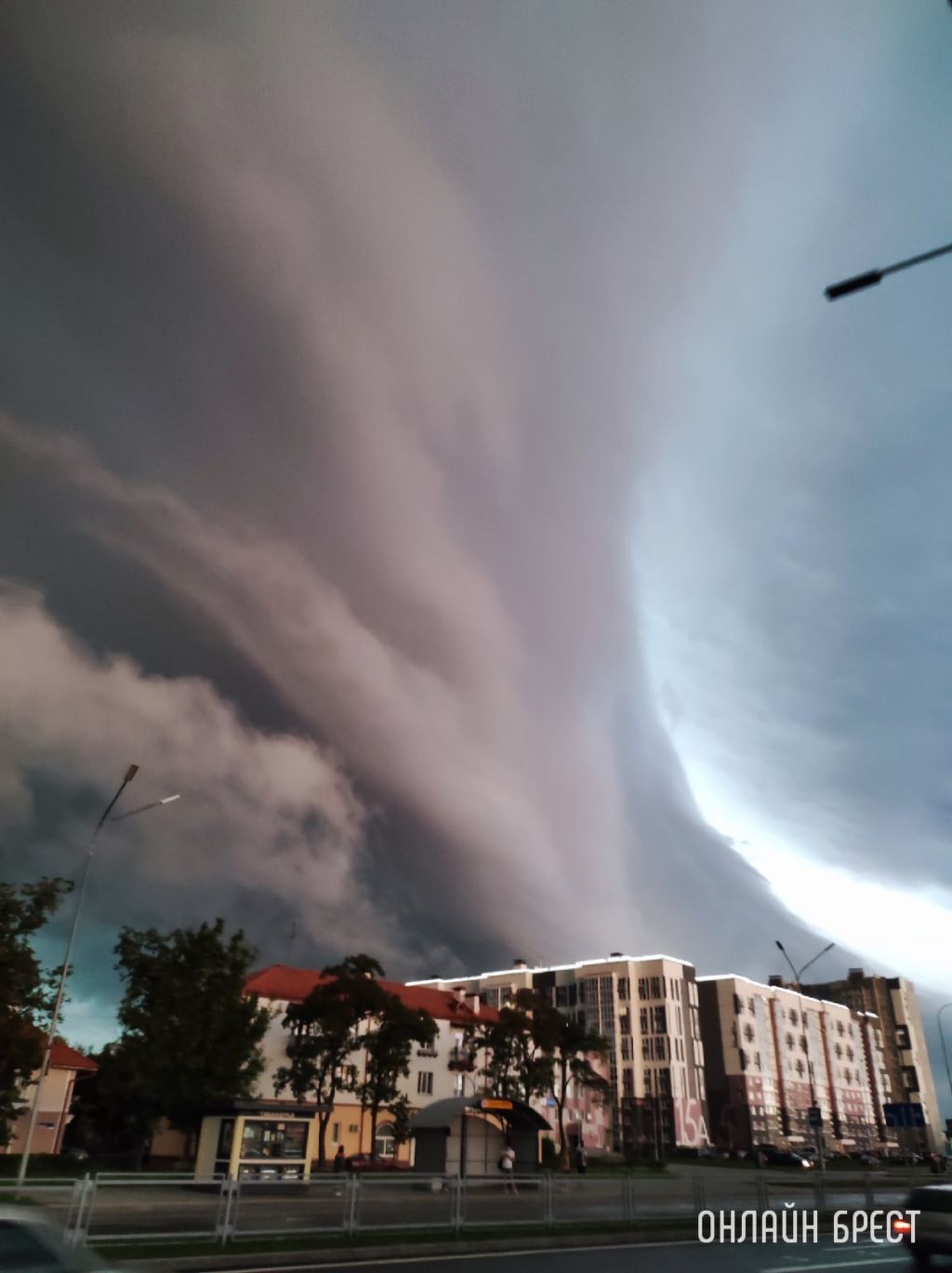 Сегодняшнее небо над Брестом