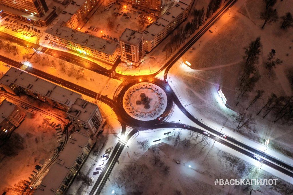 В Бресте выпал снег