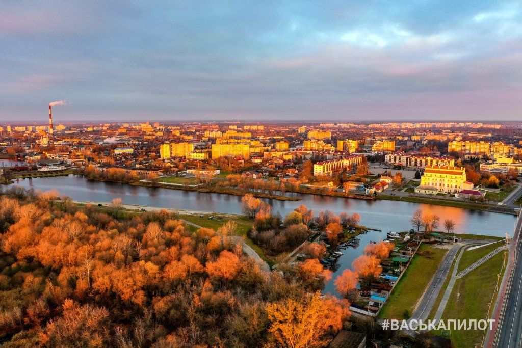 ВаськаПилот показал, как выглядит Пинск с высоты