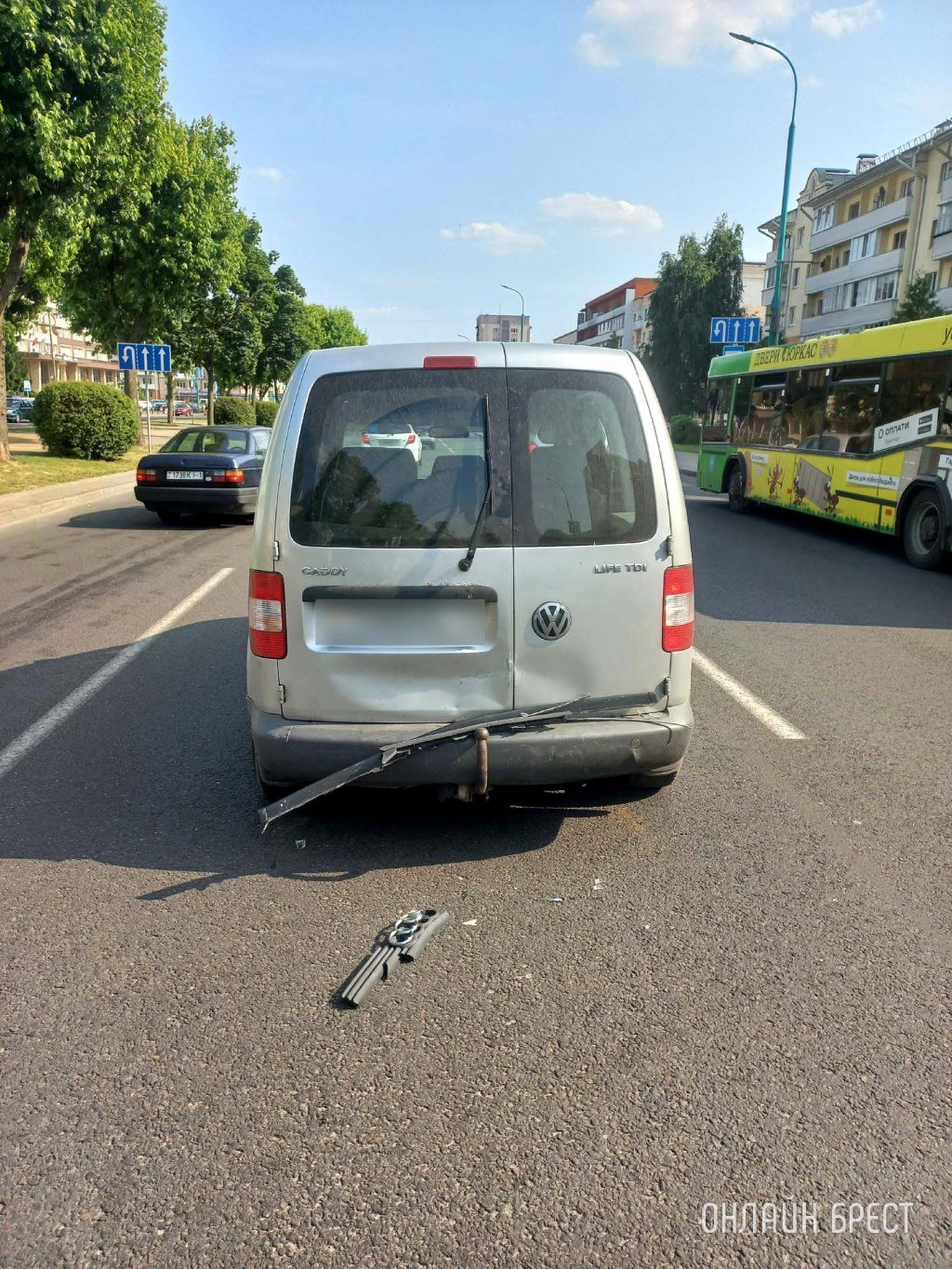 Читатель: Вчерашнее ДТП на бульваре Шевченко в Бресте