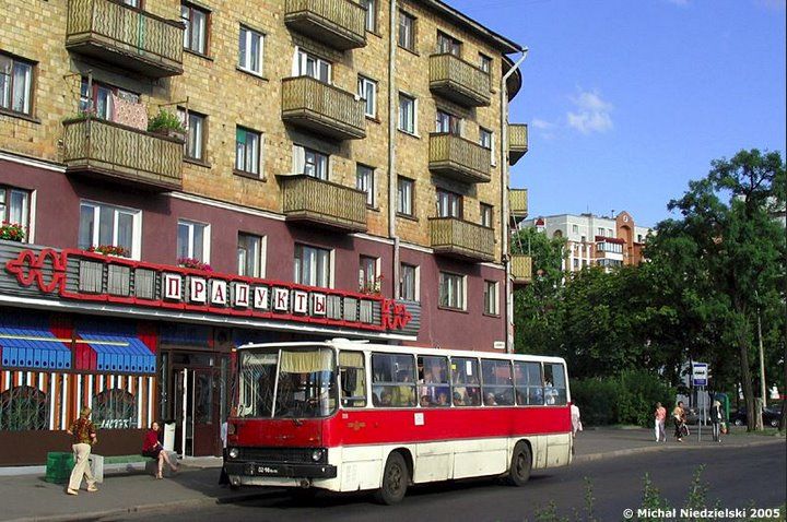 Автобусы «Икарус» на улицах Бреста