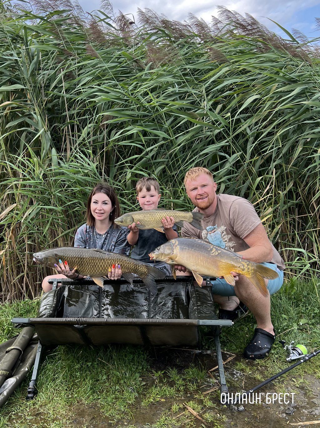 Читатель: Наш улов в Брестской области. Вес самой большой рыбы – 21 кг