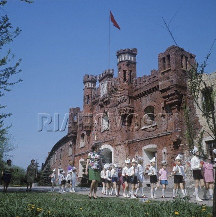 Брестская крепость до строительства Мемориального комплекса, 1966 год
