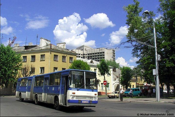 Автобусы «Икарус» на улицах Бреста