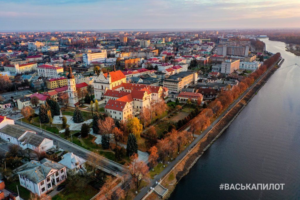 ВаськаПилот показал, как выглядит Пинск с высоты