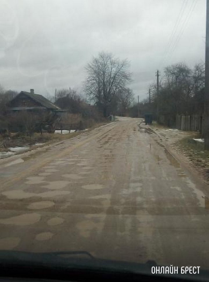 Читатель: Вот такая дорога находится в агрогородке Турна Большая