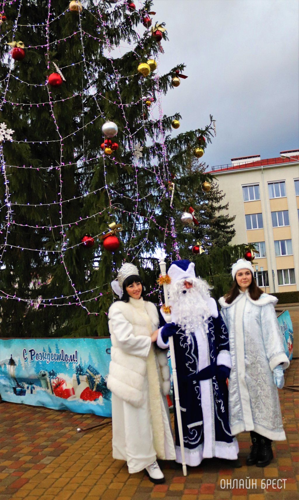 Читатель: Открытие городской ёлки в Малорите (Брестская область)