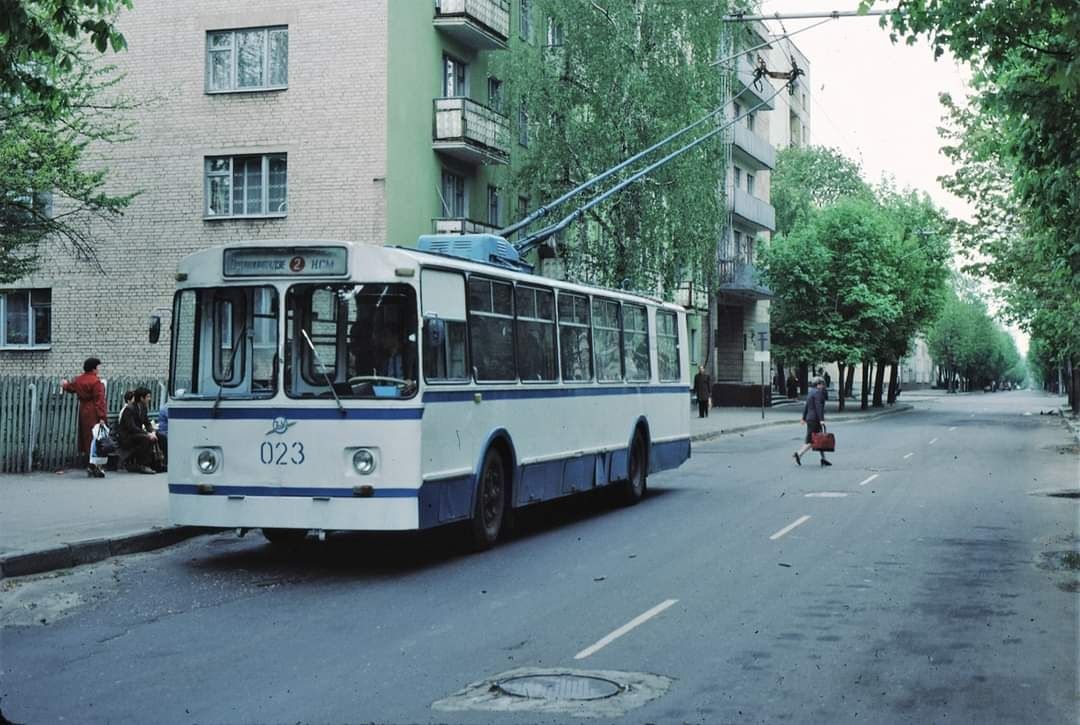 Улица Карла Маркса в Бресте, 1987 год