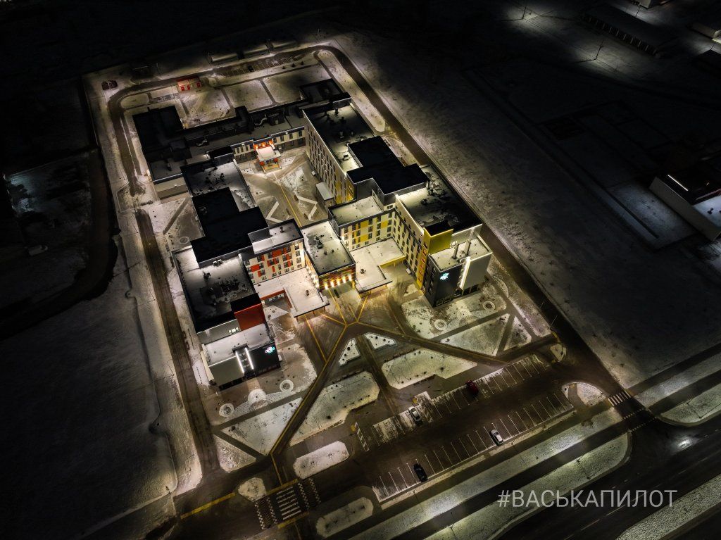 Посмотрите, как выглядит медицинский центр в Бресте с высоты