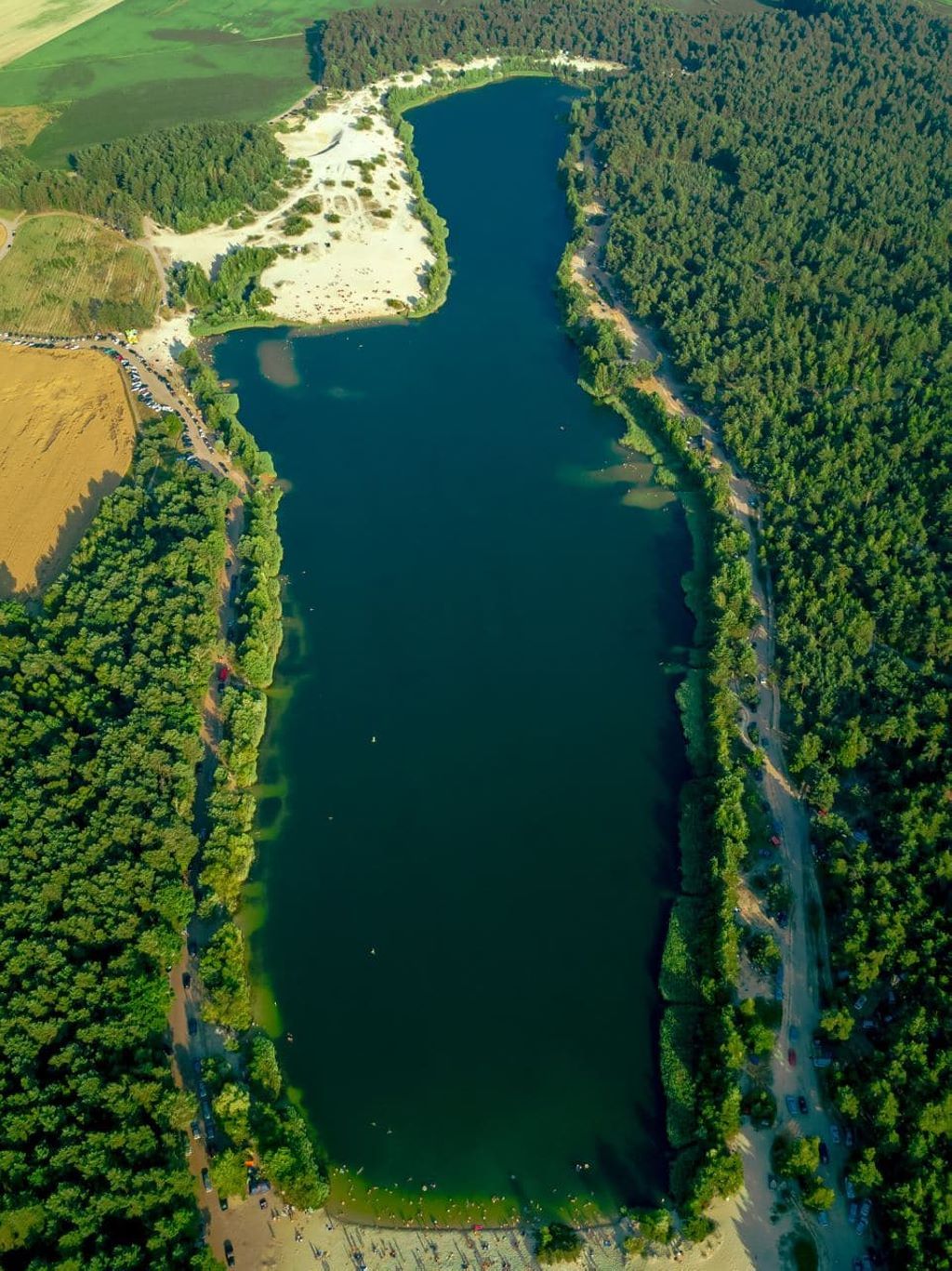 Один из лучших пляжей в Беларуси. Кобринский район, Каташи