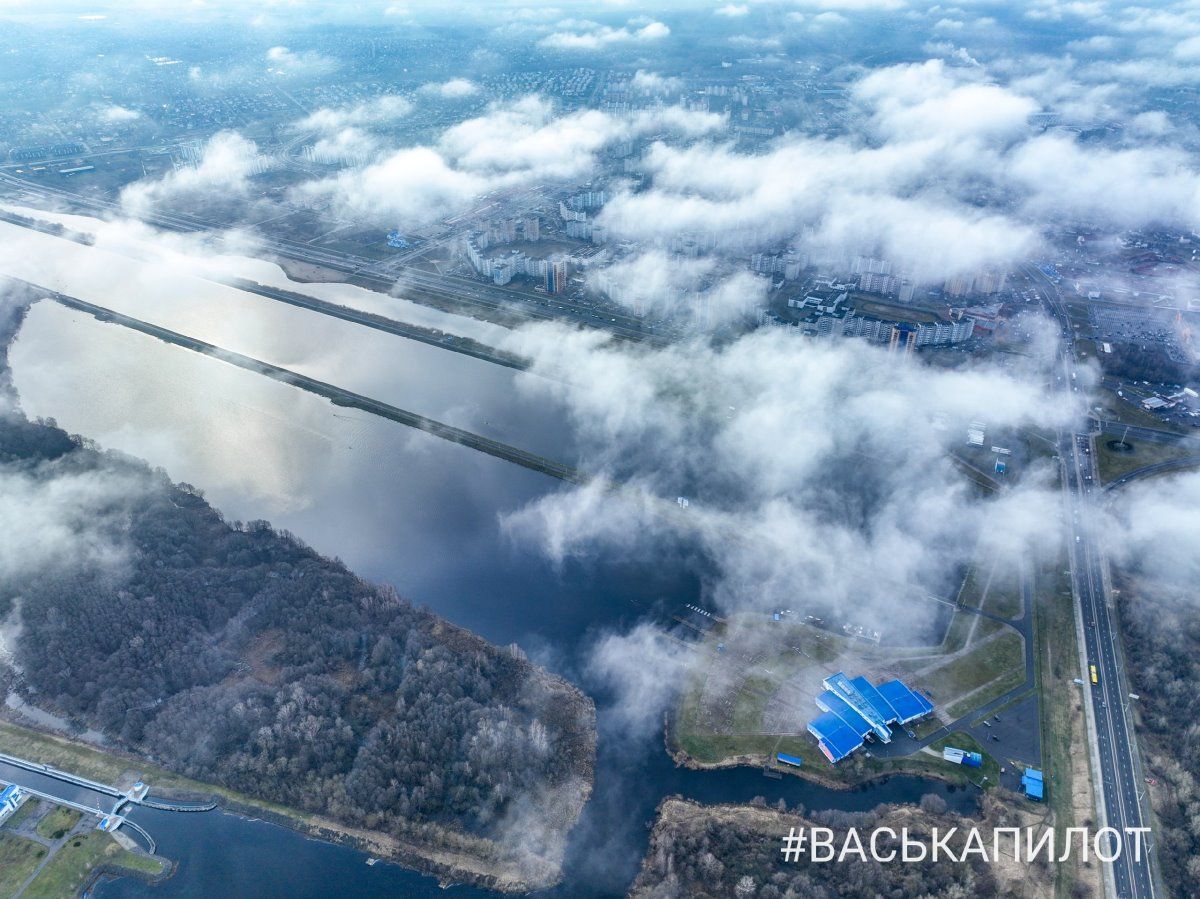 Выше облаков! Весенний Брест с высоты