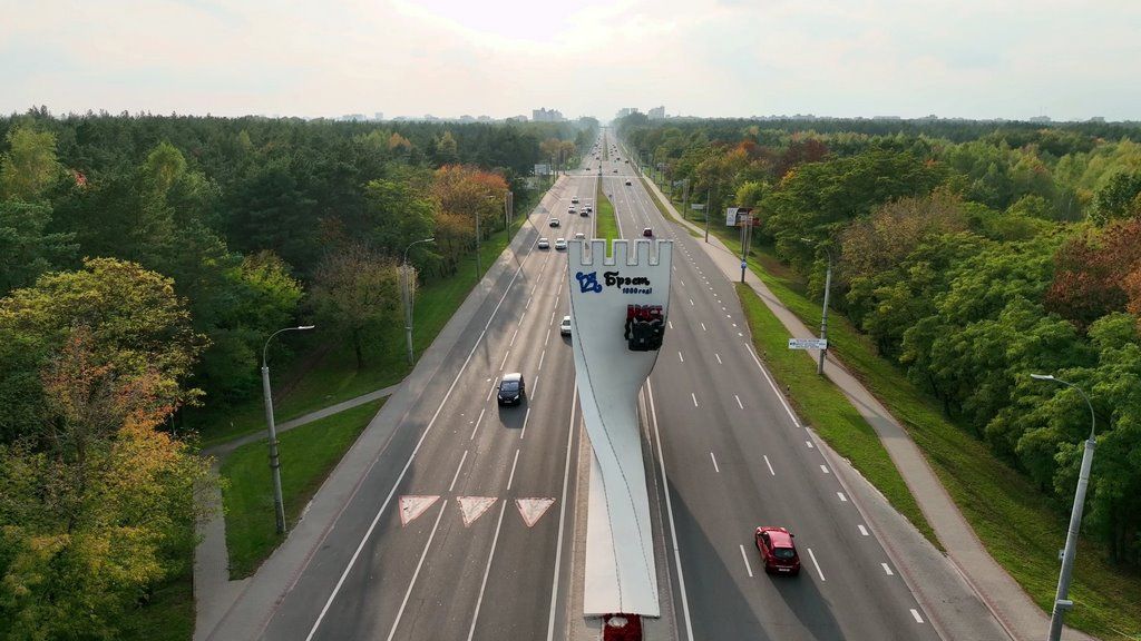 Немного осеннего Бреста. Красивый фото с высоты