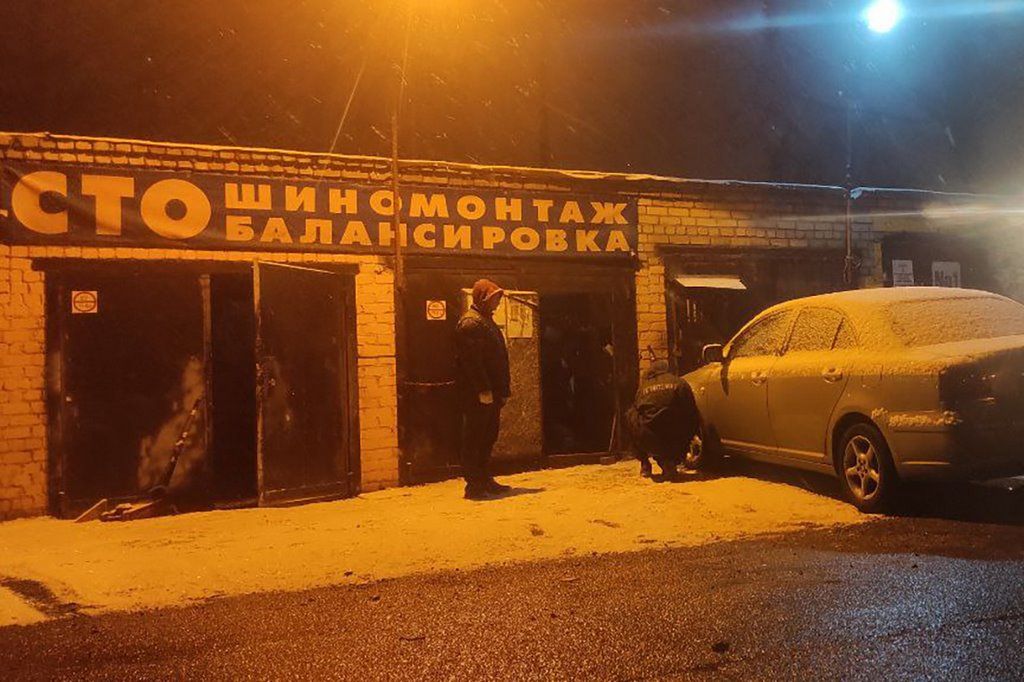 В Минске выпал снег