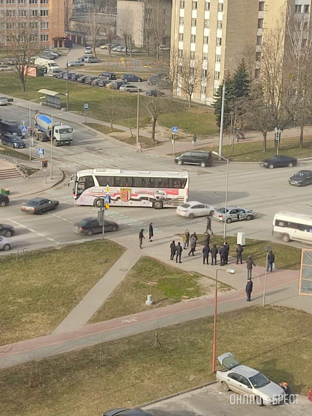Читатель: В Бресте на Партизанском проспекте произошло ДТП