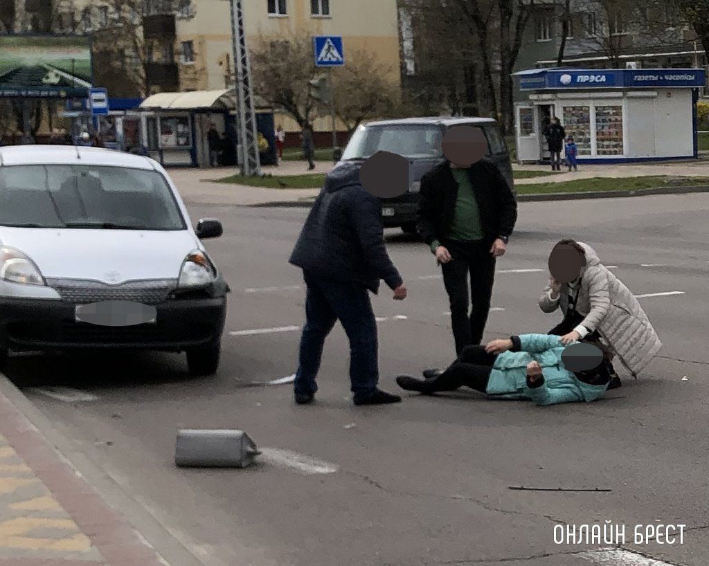 В Бресте на Я.Купалы водитель сбил женщину. Стали известны подробности