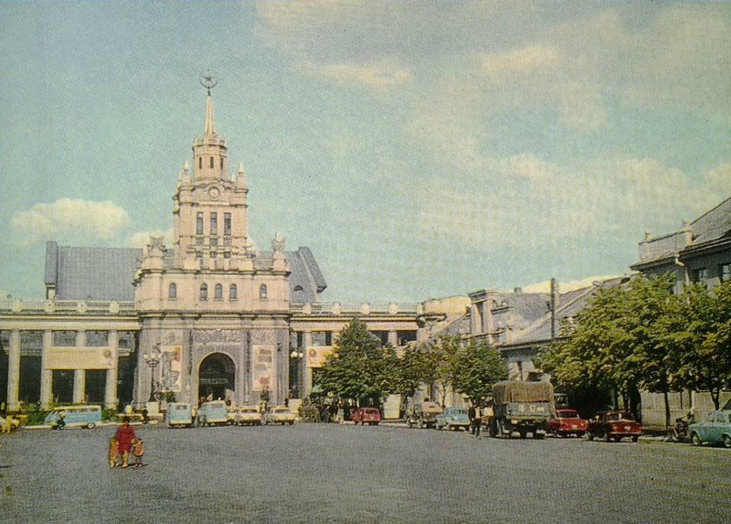 Брест, железнодорожный вокзал, 1974 год
