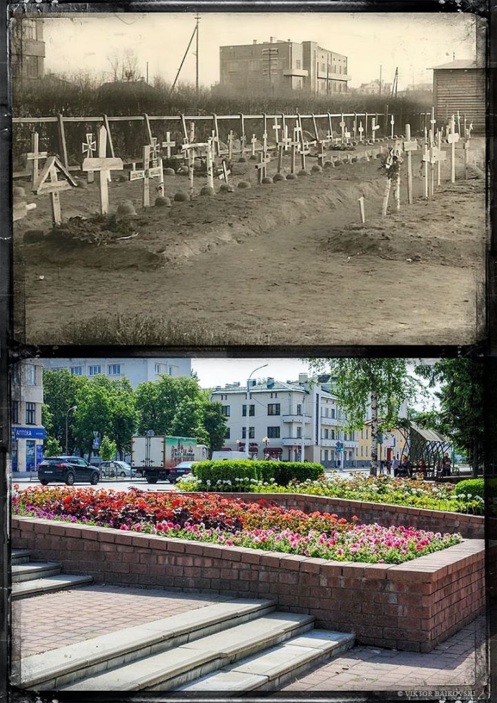 Брест. У центрального входа в парк культуры и отдыха