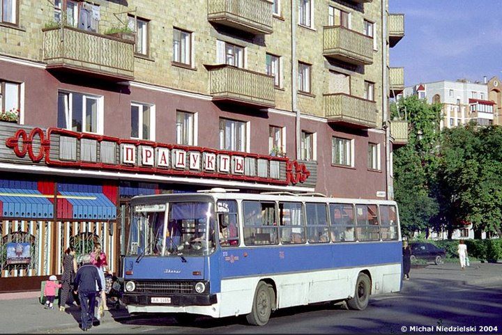 Автобусы «Икарус» на улицах Бреста (Подборка №3)