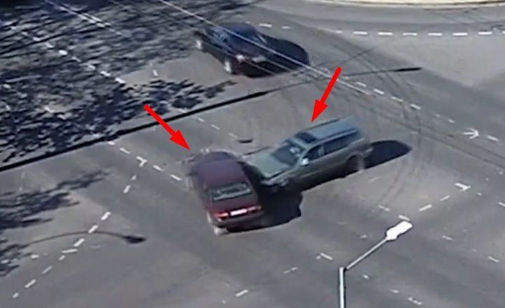 Вот как вчера произошло ДТП в Бресте на Партизанском проспекте