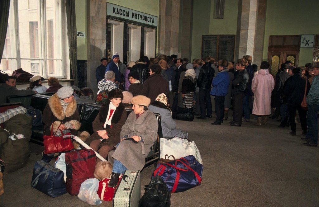 Железнодорожный вокзал «Брест-Центральный», 19 декабря 1990 год