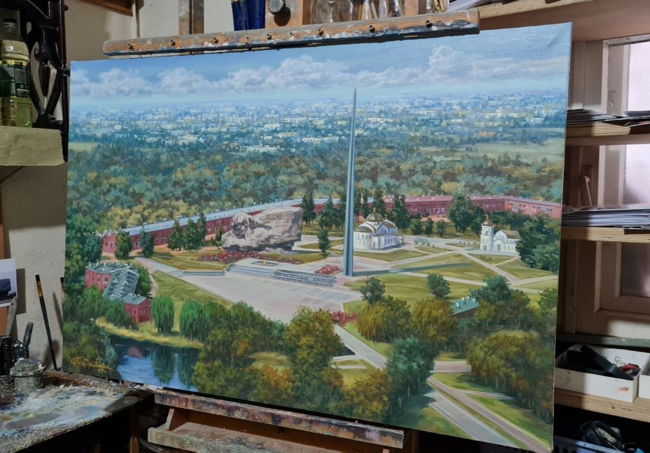 Читатель: Делюсь показом новой работы «Панорамный обзор Брестской крепости-герой, с высоты птичьего полета»