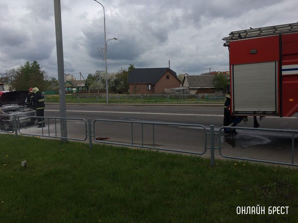 Читатель: Вчера в Ивацевичах тушили Golf