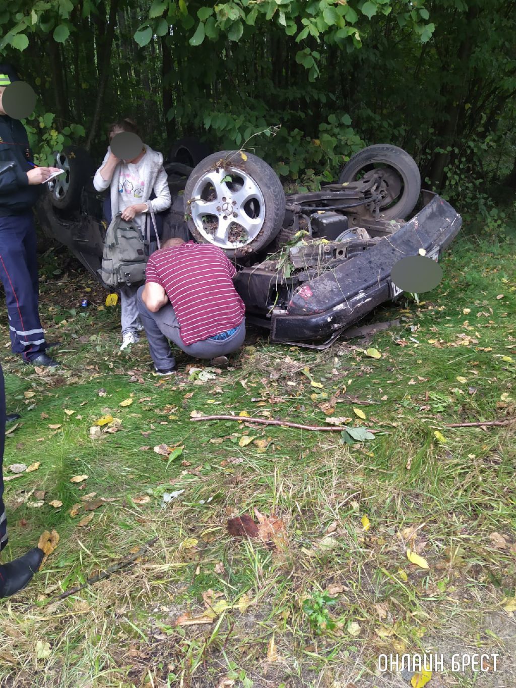 На автодороге Дрогичин-Белоозерск, возле деревни Старомлыны произошло серьезное ДТП