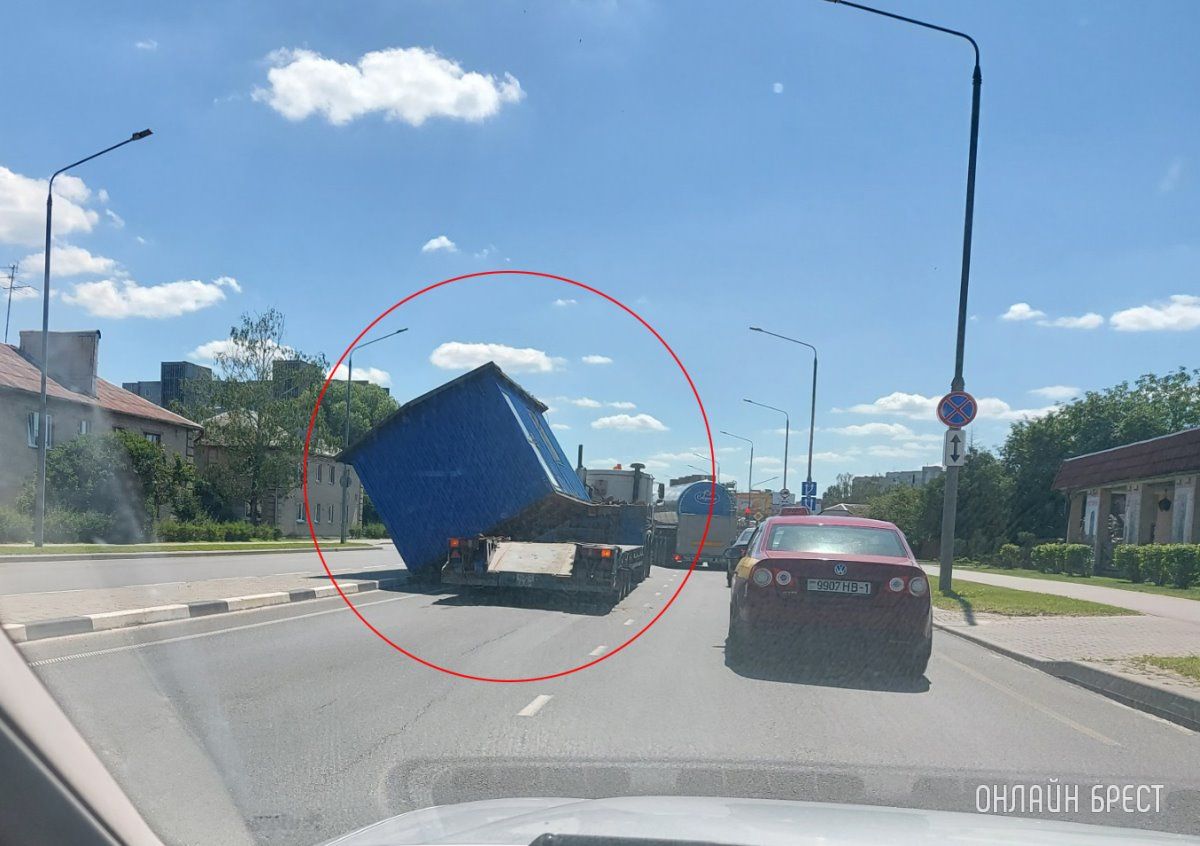 Очевидец: Необычное ДТП на Пионерской в Бресте