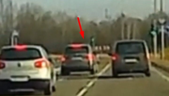 Очевидец: На дорогах Бреста. Ещё одно видео, на котором могло произойти ДТП