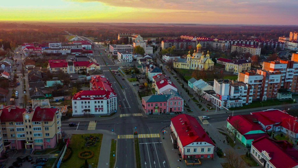 ВаськаПилот показал, как выглядит Пинск с высоты