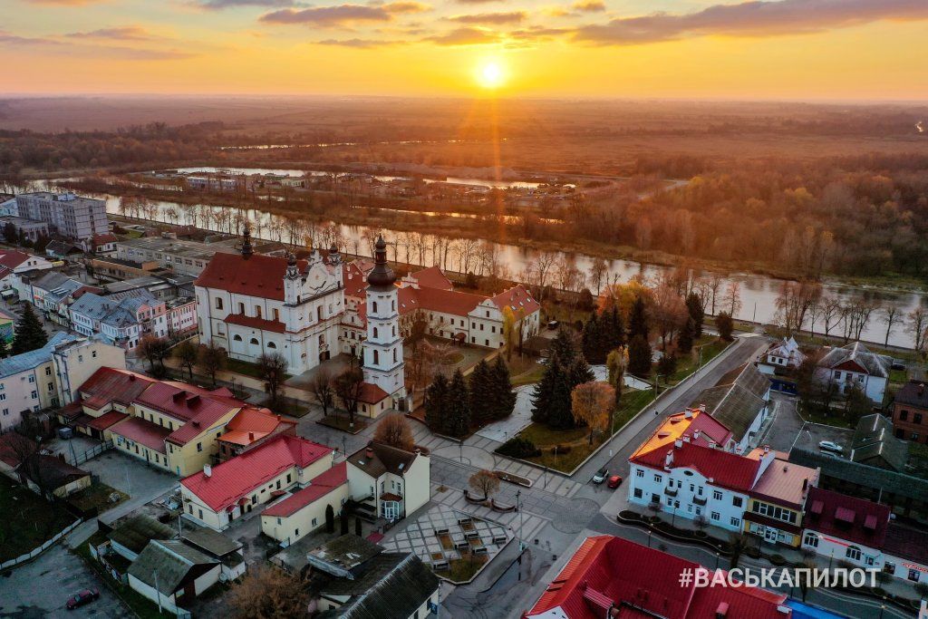 ВаськаПилот показал, как выглядит Пинск с высоты
