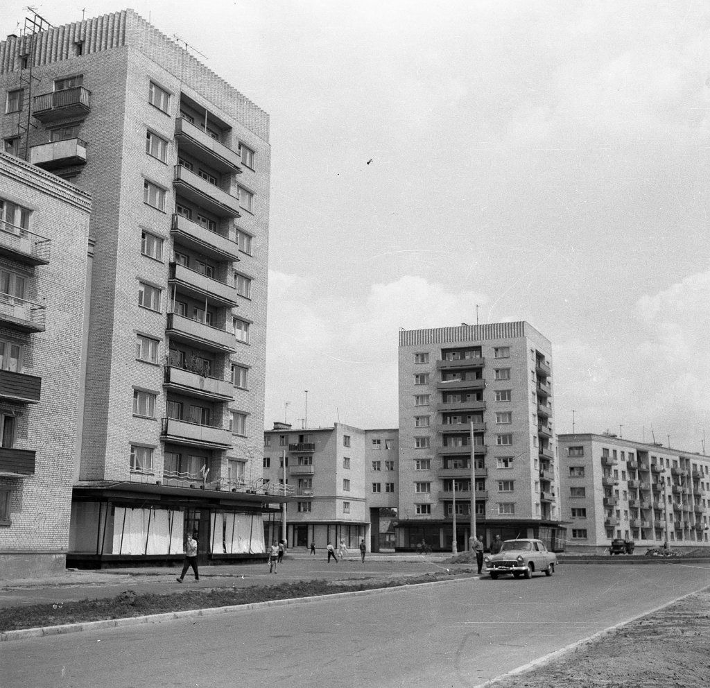 Брест, Набережная, бульвар Шевченко, 1969 год