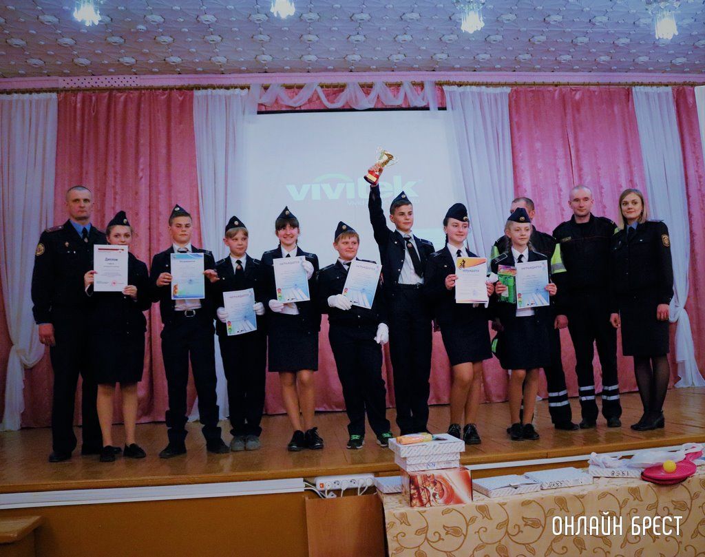 Читатель: Отряд ЮИД средней школы № 28 г. Бреста - победитель зональных соревнований в Кобрине