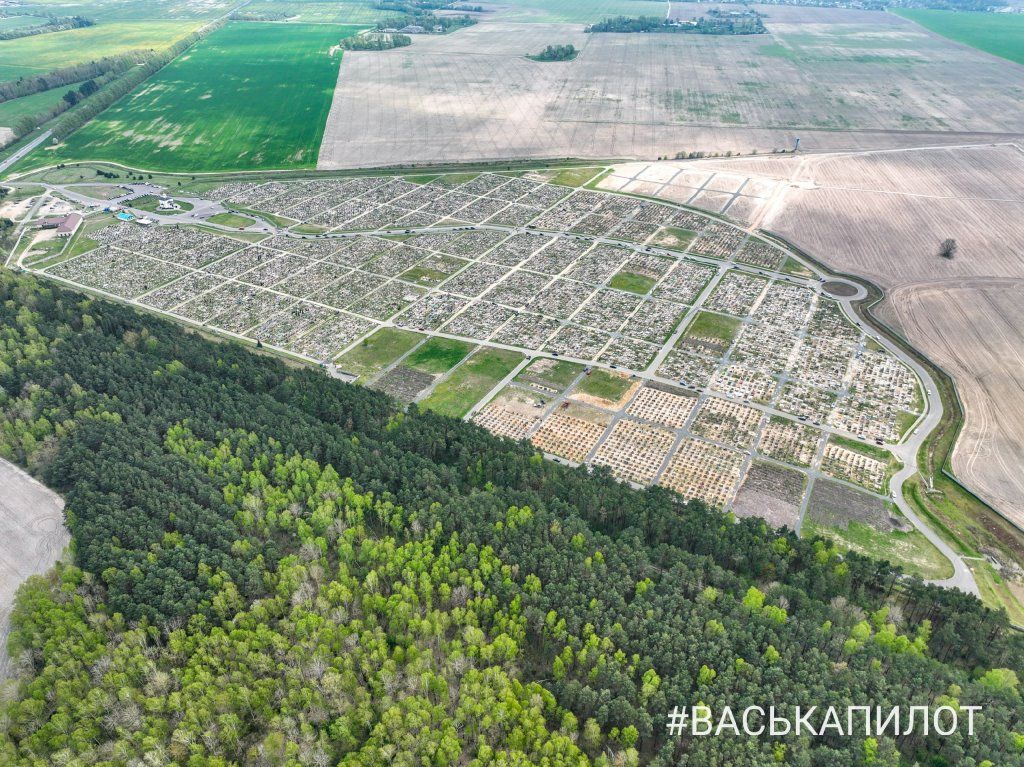Кладбище «Северное» возле Бреста. Фото и видео с высоты