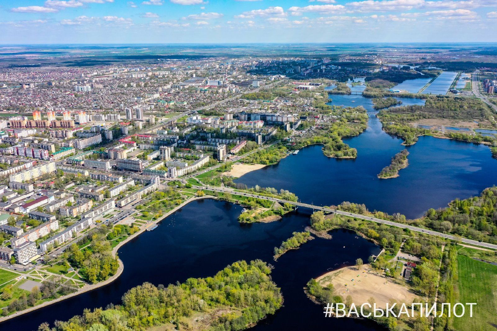 Взгляните на Брест с большой высоты