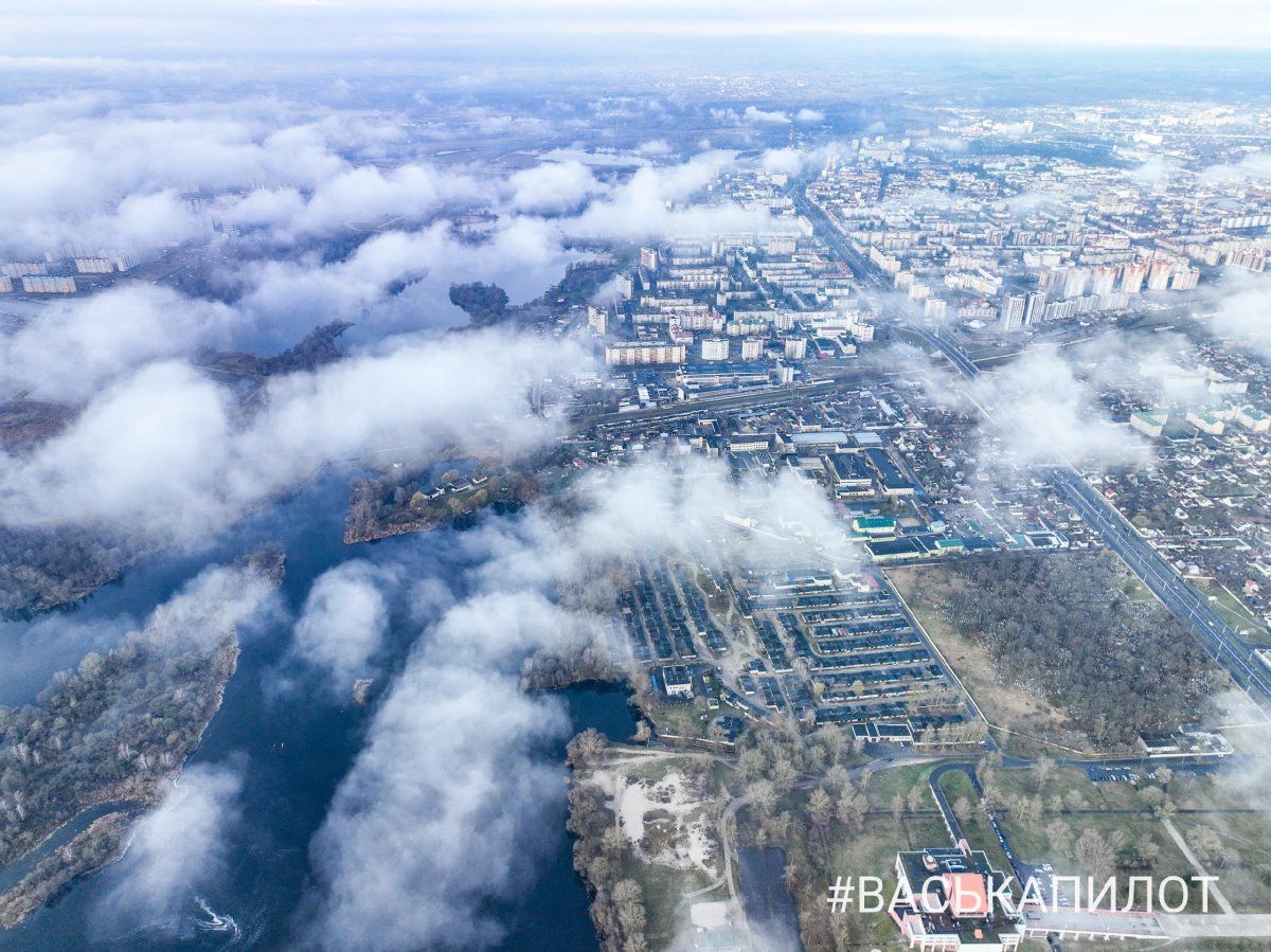 Выше облаков! Весенний Брест с высоты