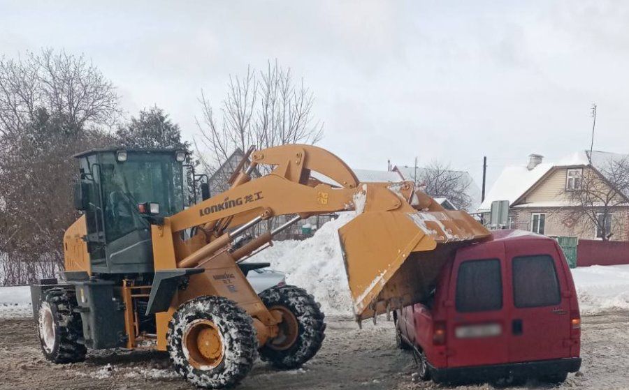 Очевидец: Необычное ДТП произошло в Кобрине