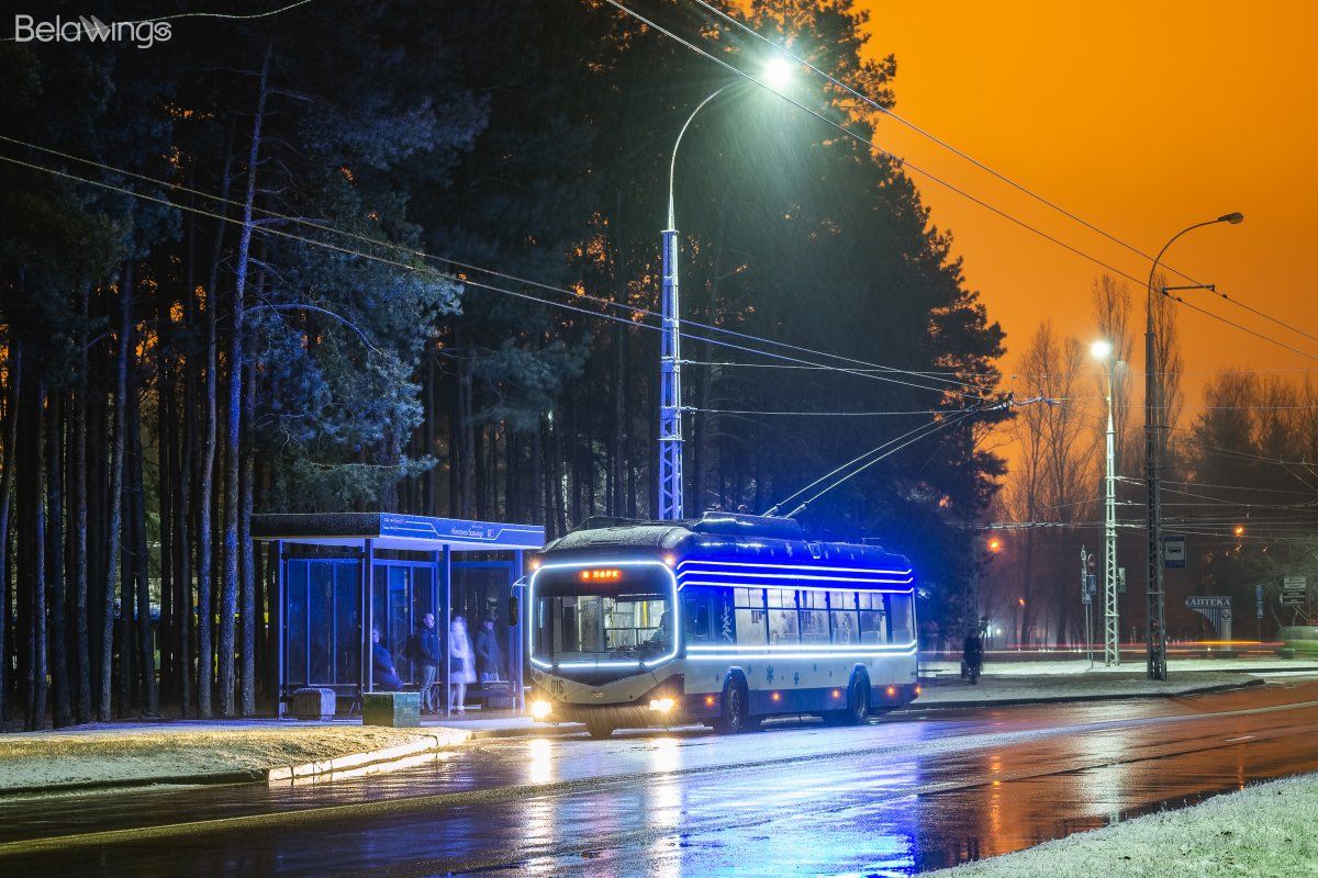 Читатель: Наш новогодний троллейбус в Бресте