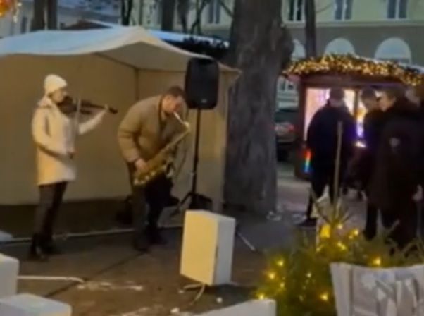 Вчерашняя атмосфера на ул. Гоголя в Бресте